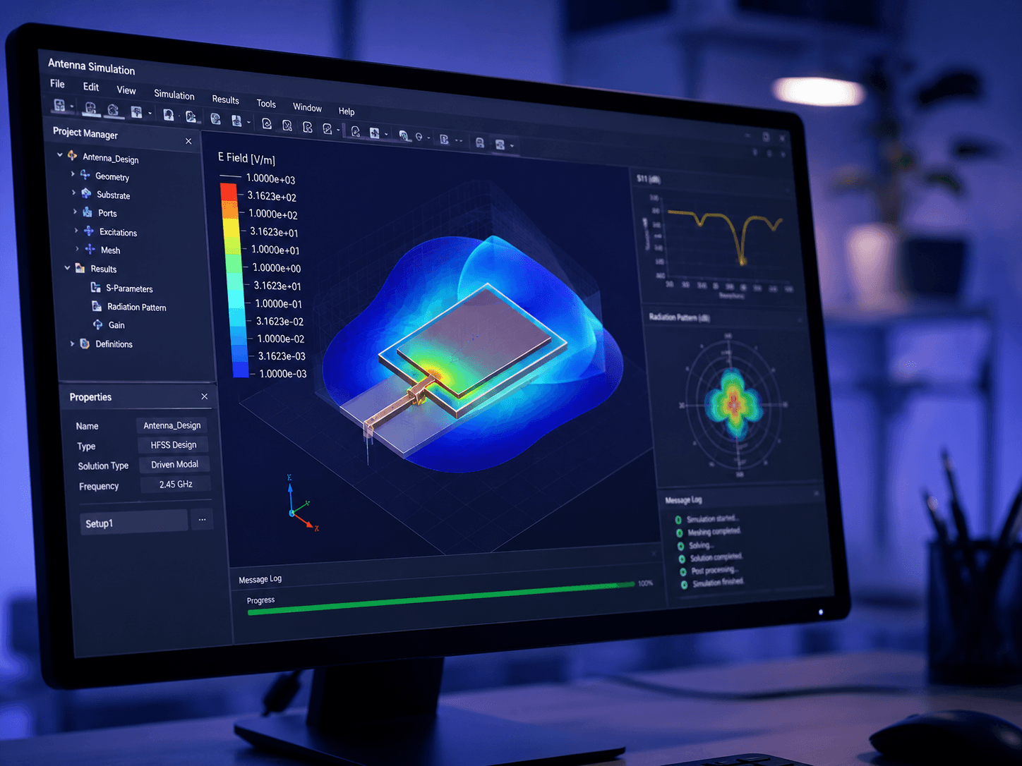 Simulation view